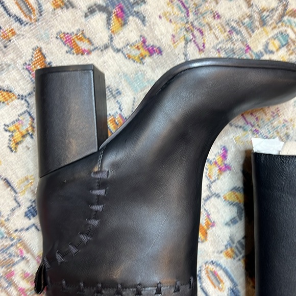 NIB Tory Burch Contraire 90mm Boot Golf Napa Black Size 10.5 Style 42750 - Picture 9 of 15